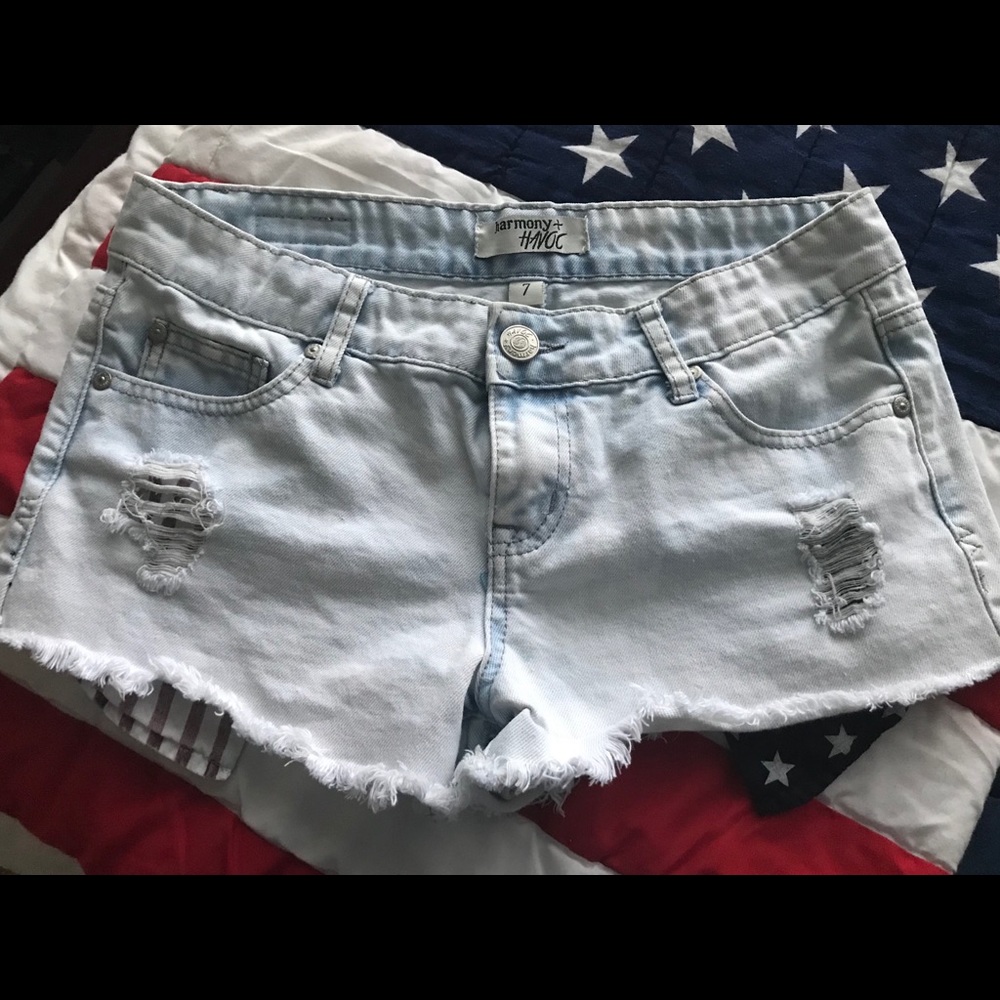 Washed jean shorts Size 7